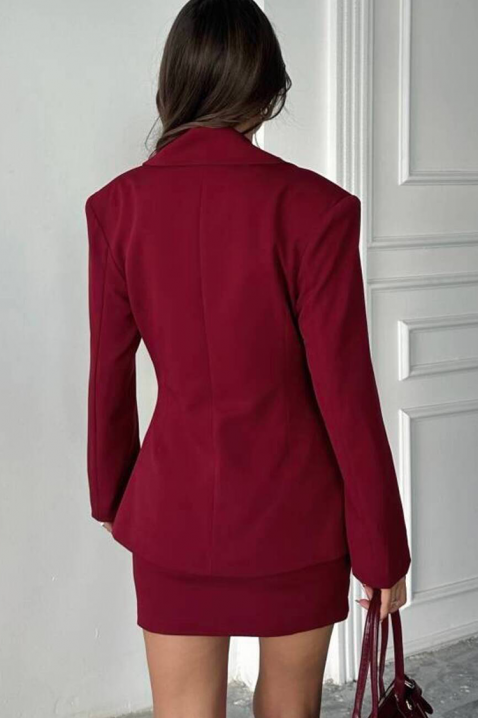 Set PULVORZA BORDO, Culoare: bordo, IVET.RO - Reduceri de până la -80%