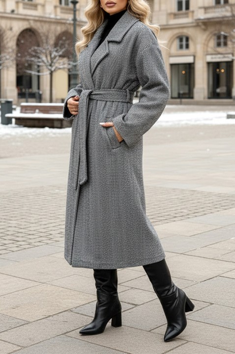 Palton SILVINZA, Culoare: gri, IVET.RO - Reduceri de până la -80%