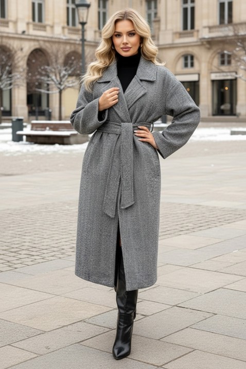 Palton SILVINZA, Culoare: gri, IVET.RO - Reduceri de până la -80%