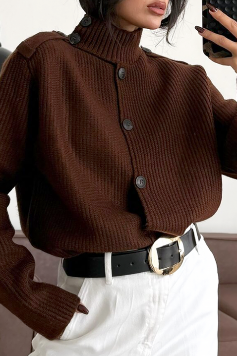 Pulover REBLONZA BROWN, Culoare: maro, IVET.RO - Reduceri de până la -80%