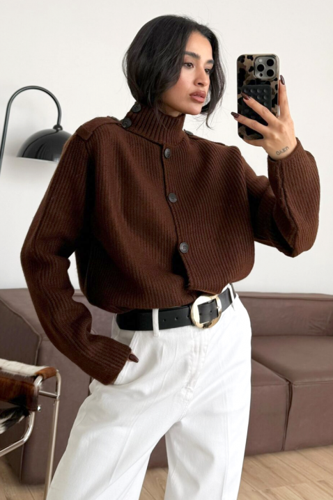 Pulover REBLONZA BROWN, Culoare: maro, IVET.RO - Reduceri de până la -80%