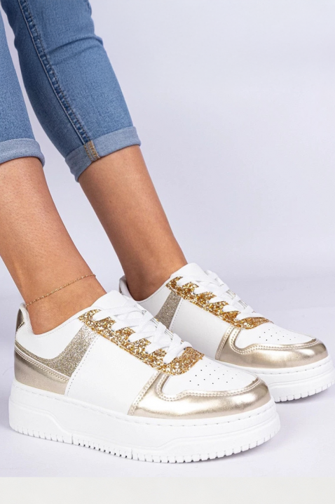 Teniși damă MIOGEVA, Culoare: alb, IVET.RO - Reduceri de până la -80%