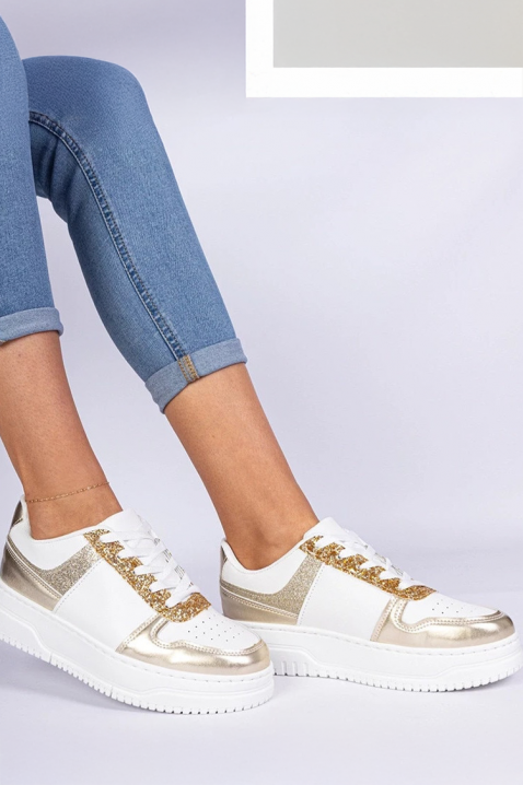 Teniși damă MIOGEVA, Culoare: alb, IVET.RO - Reduceri de până la -80%