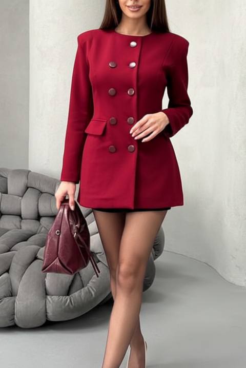 Rochie - blazer MERLINZA RED, Culoare: roșu, IVET.RO - Reduceri de până la -80%