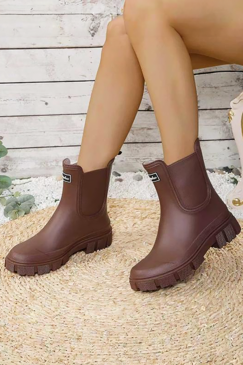 Botine damă ZERFIOGA, Culoare: maro, IVET.RO - Reduceri de până la -80%