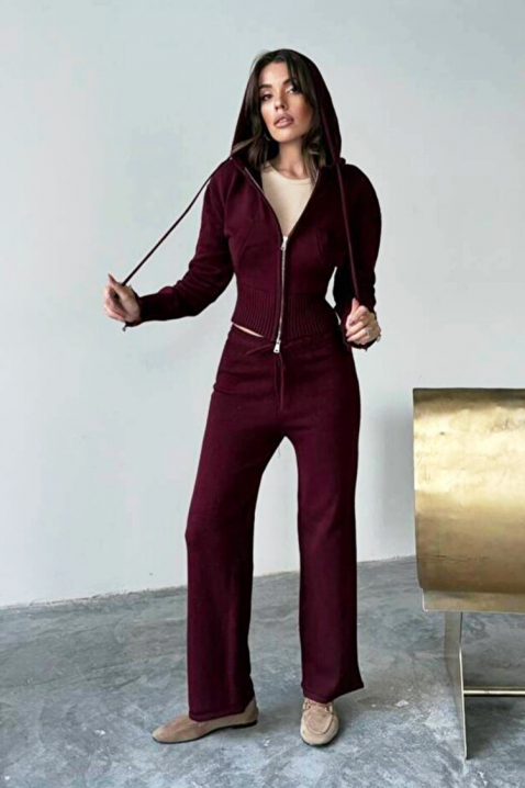 Set MINOLZA BORDO, Culoare: bordo, IVET.RO - Reduceri de până la -80%