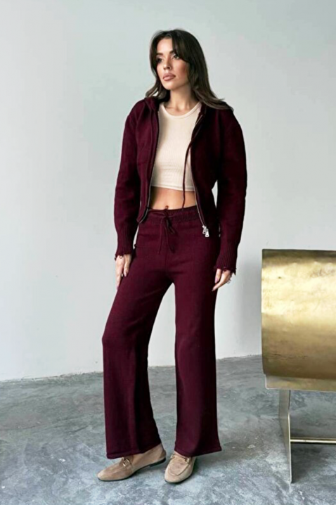 Set MINOLZA BORDO, Culoare: bordo, IVET.RO - Reduceri de până la -80%