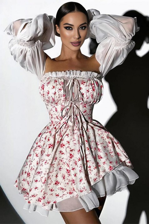 Rochie GREFIOXA, Culoare: alb, IVET.RO - Reduceri de până la -80%