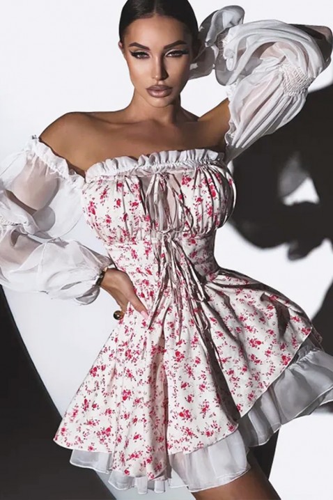 Rochie GREFIOXA, Culoare: alb, IVET.RO - Reduceri de până la -80%