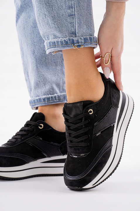 Adidași damă RALFIZA, Culoare: negru, IVET.RO - Reduceri de până la -80%