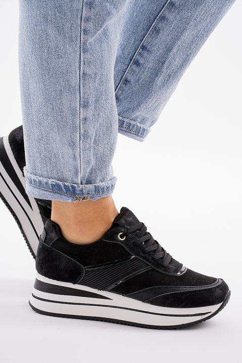 Adidași damă RALFIZA, Culoare: negru, IVET.RO - Reduceri de până la -80%