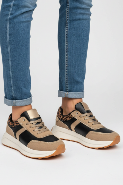 Adidași damă MOROZA, Culoare: bej, IVET.RO - Reduceri de până la -80%