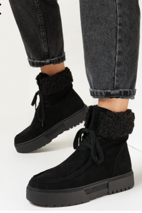 Botine damă VLADELDA, Culoare: negru, IVET.RO - Reduceri de până la -80%