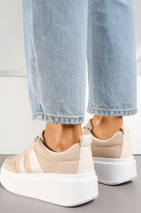 Adidași damă KELMIRA BEIGE, Culoare: bej, IVET.RO - Reduceri de până la -80%