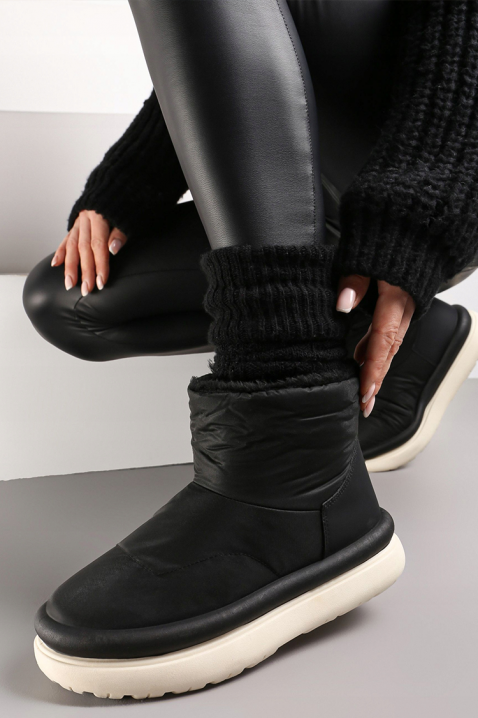 Botine damă BORVELZA, Culoare: negru, IVET.RO - Reduceri de până la -80%