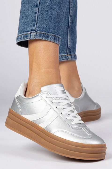 Teniși damă SOLORA, Culoare: argintiu, IVET.RO - Reduceri de până la -80%