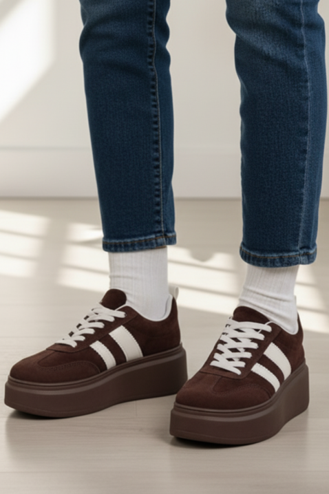 Adidași damă KELMIRA BROWN, Culoare: maro, IVET.RO - Reduceri de până la -80%