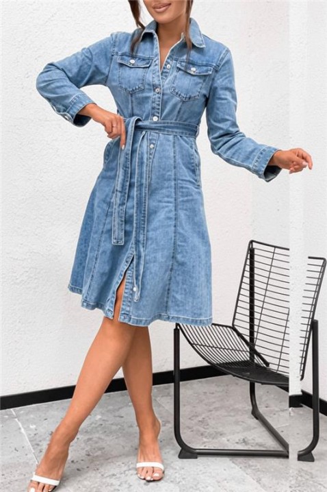 Rochie DENMILZA, Culoare: albastru deschis, IVET.RO - Reduceri de până la -80%