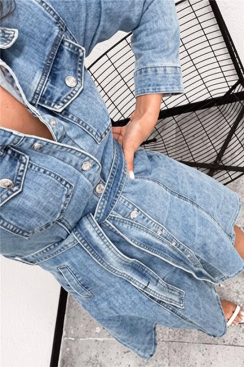 Rochie DENMILZA, Culoare: albastru deschis, IVET.RO - Reduceri de până la -80%