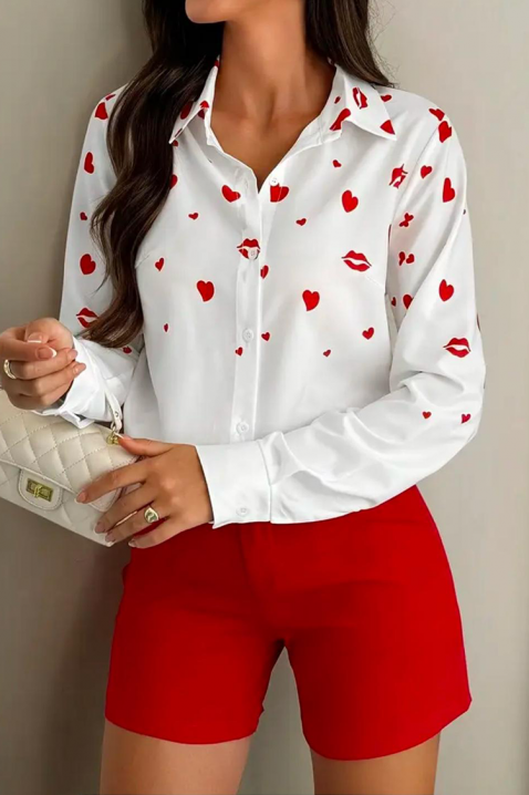 Cămașă damă KLENDILA, Culoare: alb, IVET.RO - Reduceri de până la -80%