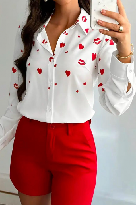 Cămașă damă KLENDILA, Culoare: alb, IVET.RO - Reduceri de până la -80%