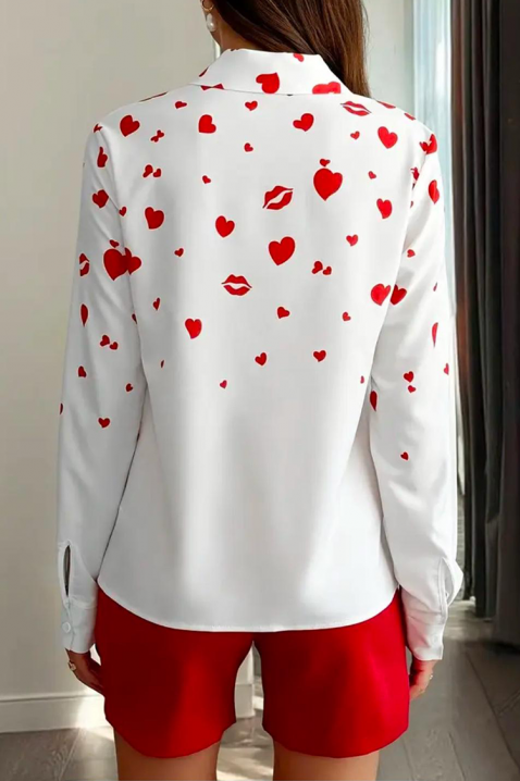 Cămașă damă KLENDILA, Culoare: alb, IVET.RO - Reduceri de până la -80%