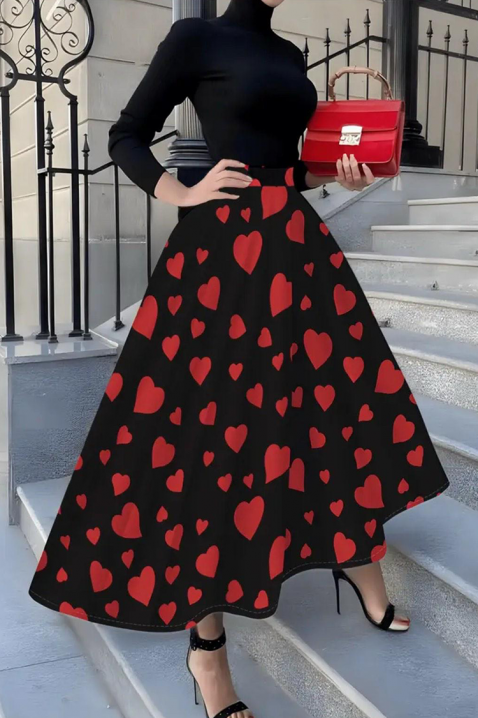 Fustă HERTILZA, Culoare: negru, IVET.RO - Reduceri de până la -80%