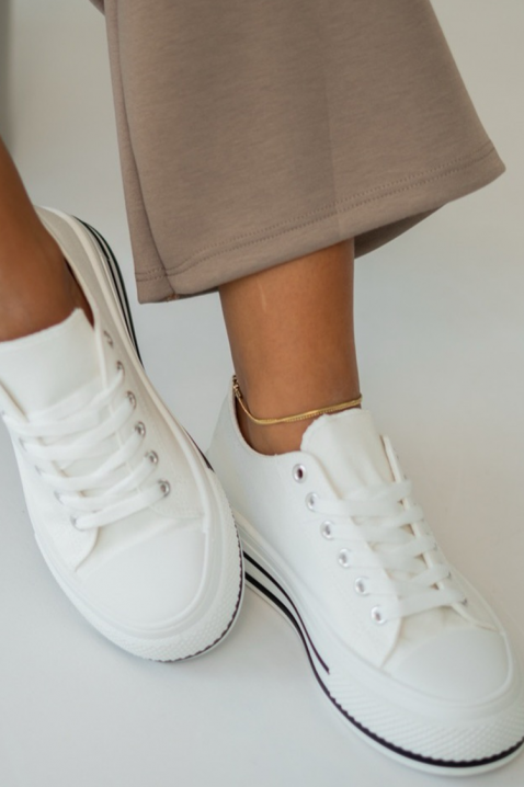 Teniși damă KLAVILZA WHITE, Culoare: alb, IVET.RO - Reduceri de până la -80%