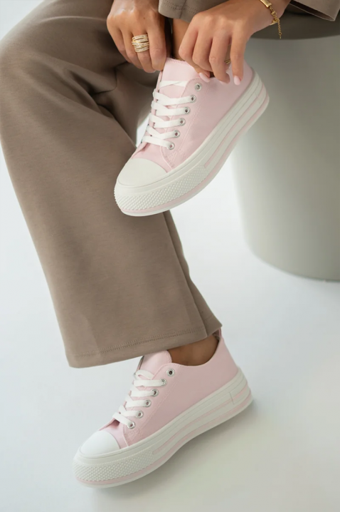 Teniși damă KLAVILZA PUDRA, Culoare: pudră, IVET.RO - Reduceri de până la -80%