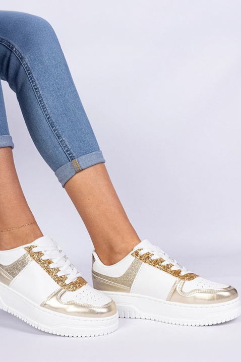 Teniși damă MLAVELDA GOLDEN, Culoare: auriu, IVET.RO - Reduceri de până la -80%