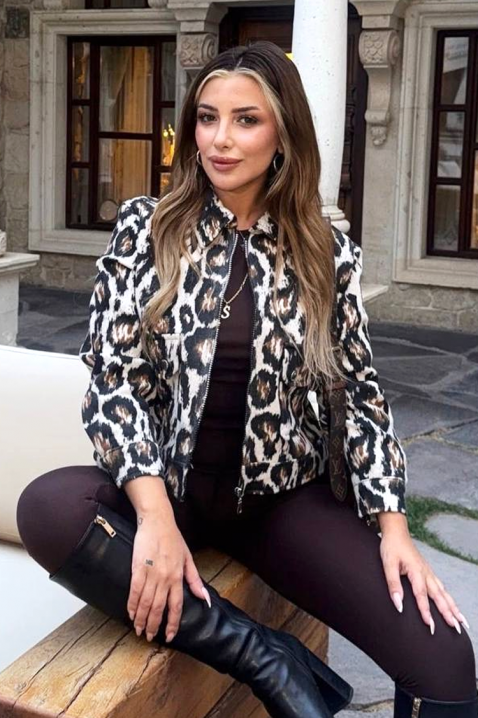 Geacă VOLTIGA, Culoare: leopard, IVET.RO - Reduceri de până la -80%