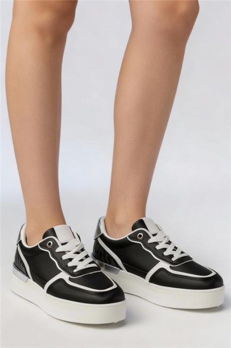 Teniși damă BELVONZA, Culoare: negru, IVET.RO - Reduceri de până la -80%