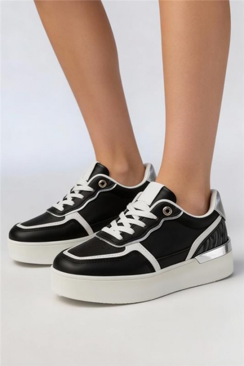 Teniși damă BELVONZA, Culoare: negru, IVET.RO - Reduceri de până la -80%