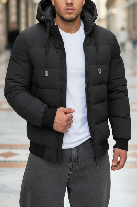 Geacă bărbați MAFERZO, Culoare: negru, IVET.RO - Reduceri de până la -80%