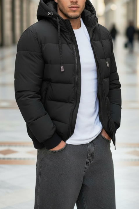 Geacă bărbați MAFERZO, Culoare: negru, IVET.RO - Reduceri de până la -80%