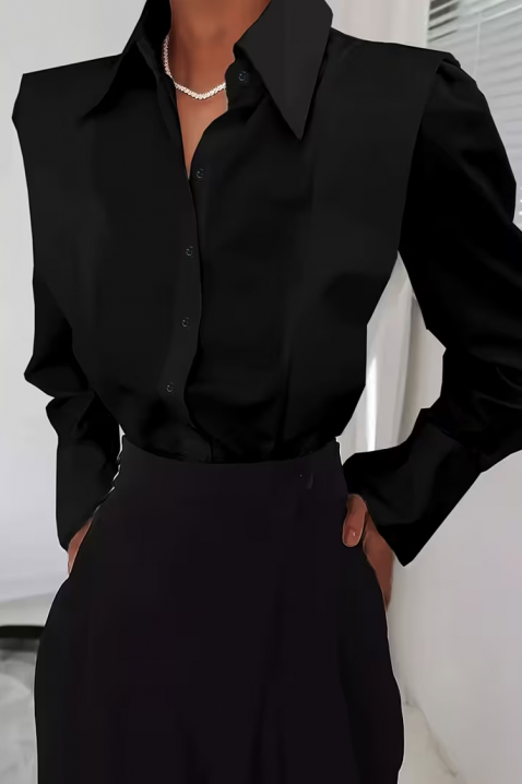 Cămașă damă PLEVOLZA BLACK, Culoare: negru, IVET.RO - Reduceri de până la -80%