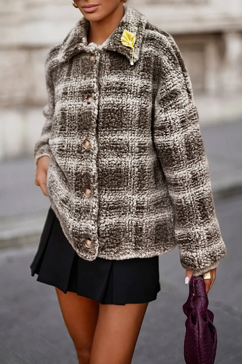 Palton DEVORGA BROWN, Culoare: maro, IVET.RO - Reduceri de până la -80%