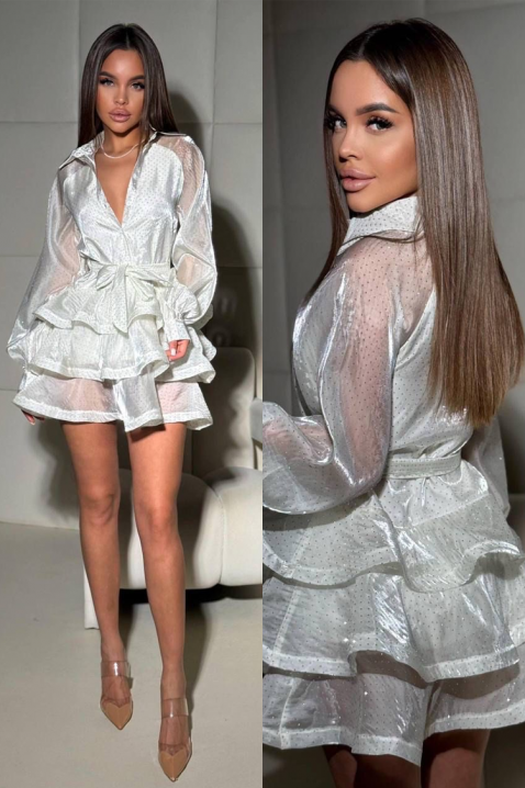 Rochie SEVORZA, Culoare: argintiu, IVET.RO - Reduceri de până la -80%