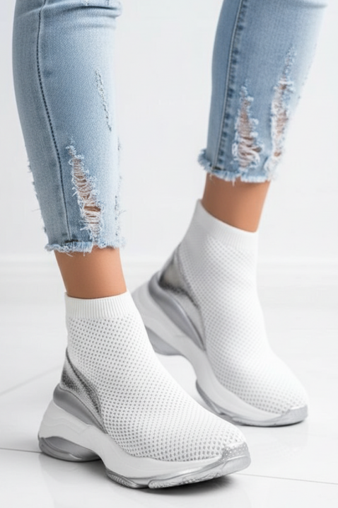 Botine damă BROFELMA, Culoare: alb, IVET.RO - Reduceri de până la -80%