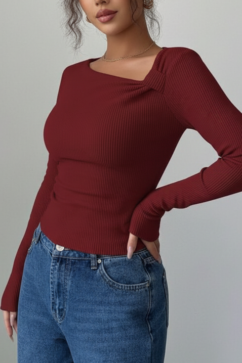 Bluză damă TREBOLDA BORDO, Culoare: bordo, IVET.RO - Reduceri de până la -80%