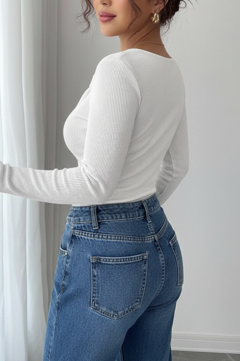 Bluză damă TREBOLDA WHITE, Culoare: alb, IVET.RO - Reduceri de până la -80%