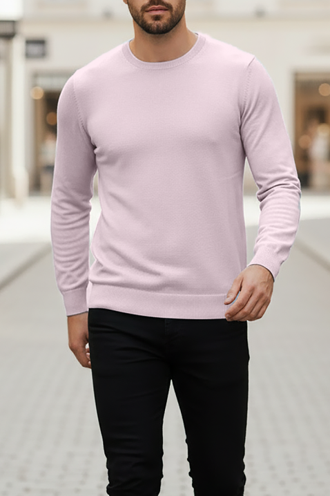 Pulover bărbați BORJO PINK, Culoare: roz, IVET.RO - Reduceri de până la -80%