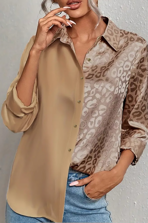 Cămașă damă VEYANZA BEIGE, Culoare: bej, IVET.RO - Reduceri de până la -80%