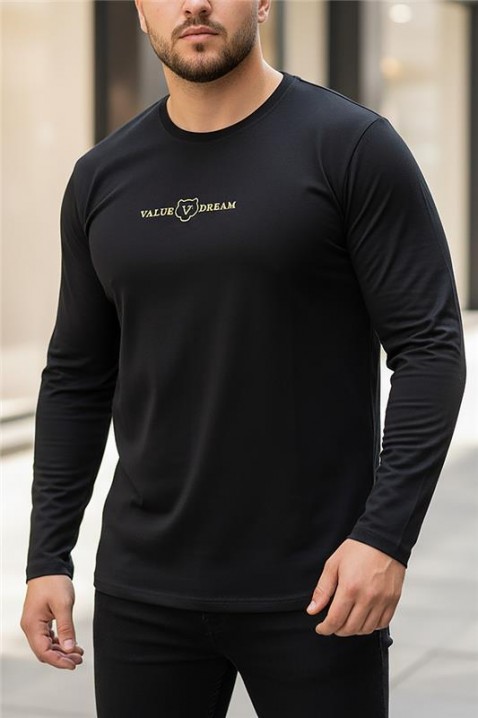 Bluză bărbați KORTOZO BLACK, Culoare: negru, IVET.RO - Reduceri de până la -80%