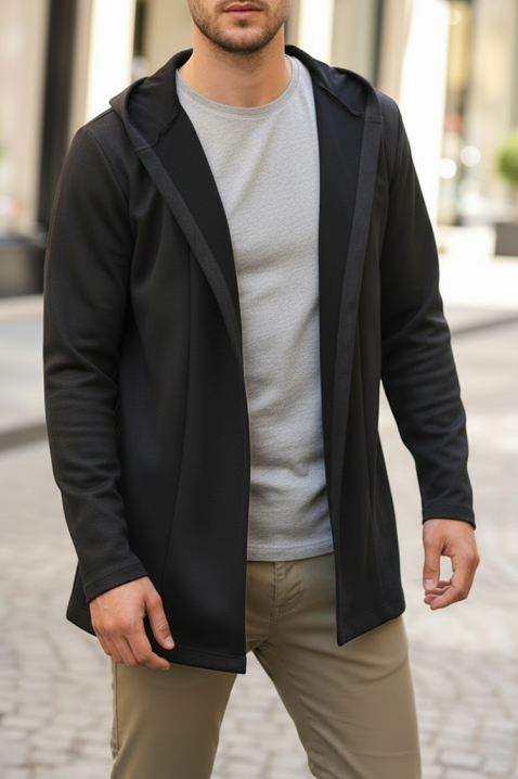 Cardigan bărbați MEZIFO BLACK, Culoare: negru, IVET.RO - Reduceri de până la -80%