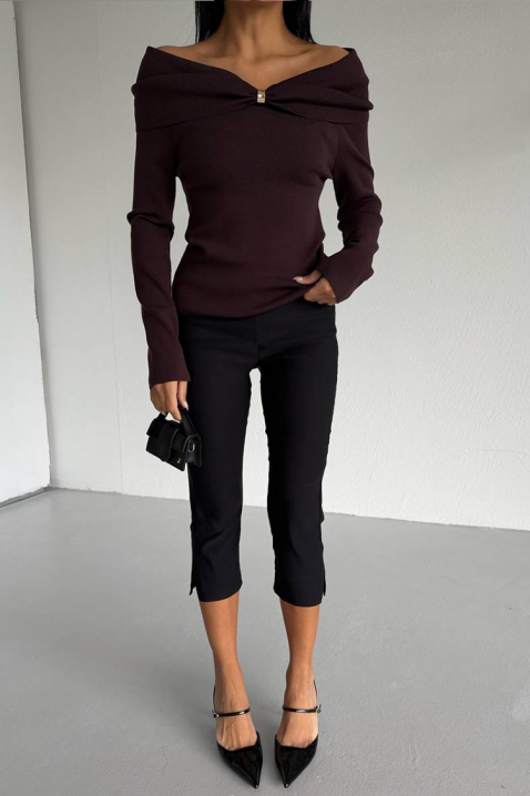 Bluză damă GLABILDA BROWN, Culoare: maro, IVET.RO - Reduceri de până la -80%