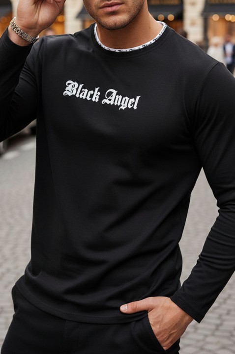 Bluză bărbați ROZEFO BLACK, Culoare: negru, IVET.RO - Reduceri de până la -80%