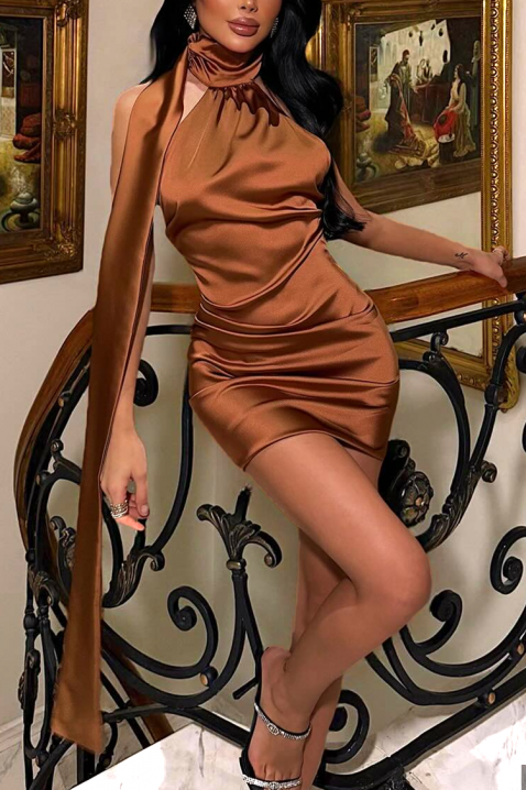 Rochie GABRILDA BROWN, Culoare: maro, IVET.RO - Reduceri de până la -80%