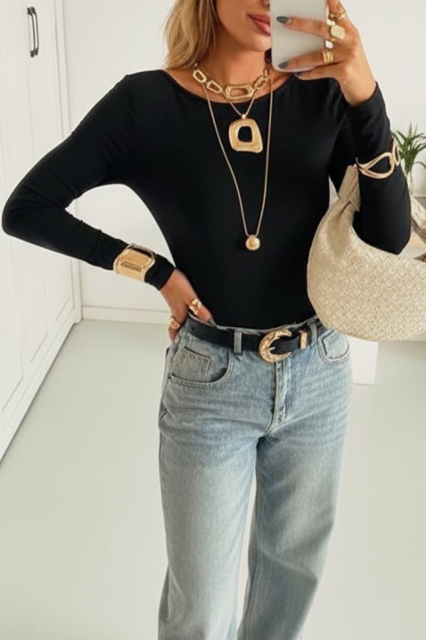 Bluză damă FELSARA, Culoare: negru, IVET.RO - Reduceri de până la -80%