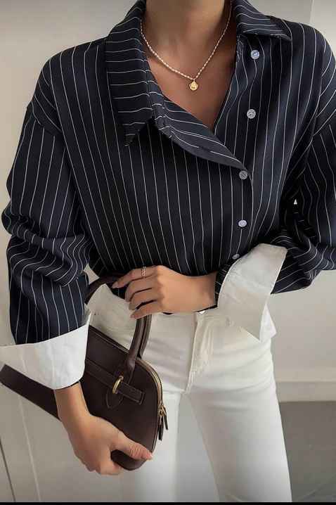 Cămașă damă KLASONA, Culoare: negru, IVET.RO - Reduceri de până la -80%